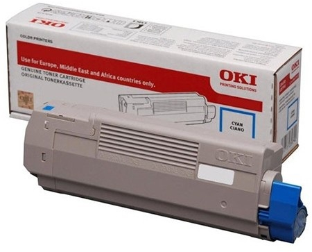 OKI C712 Cian Toner Original 46507615