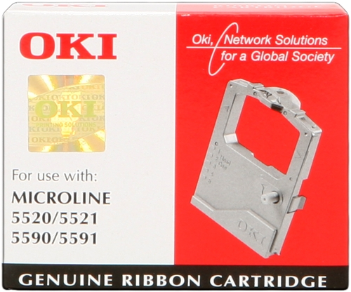 OKI ML5520 ML5521 ML5590 ML5591 Negra Cinta Matricial Original 01126301