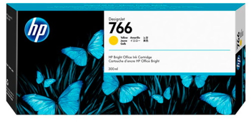 HP 766 Amarillo Tinta Original P2V91A