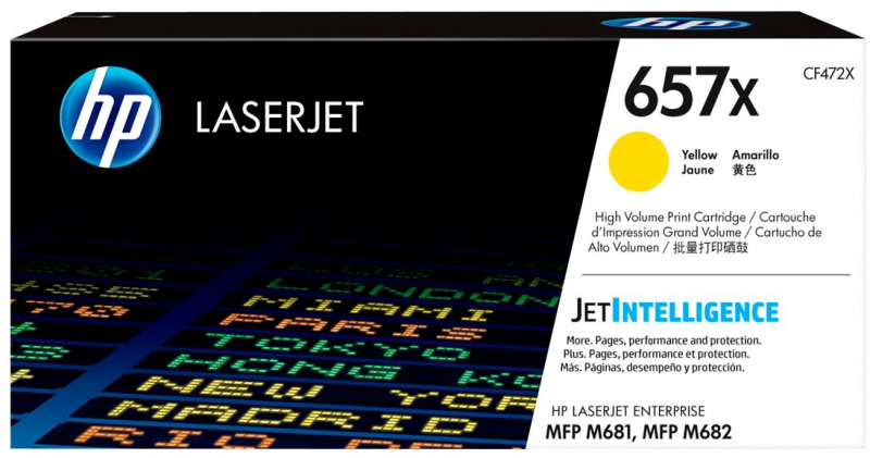 HP CF472X Amarillo Toner Original 657X