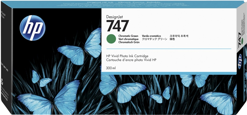 HP 747 Verde Tinta Original P2V84A