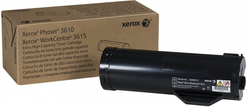 Xerox Phaser 3610 WorkCentre 3615 Negro Toner Original 106R02731