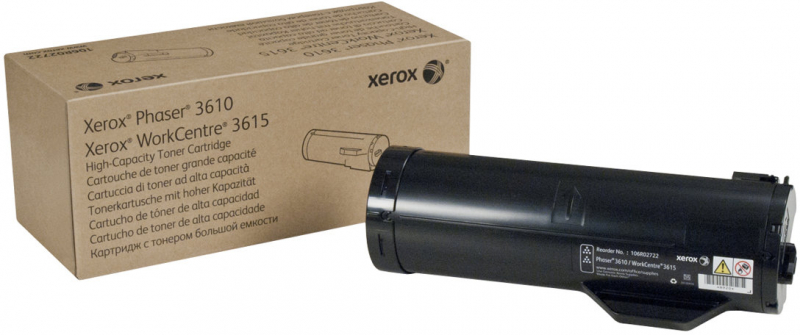 Xerox Phaser 3610 WorkCentre 3615 Negro Toner Original 106R02722