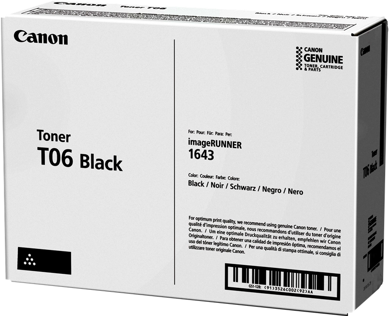 Canon T06 Negro Toner Original 3526C002