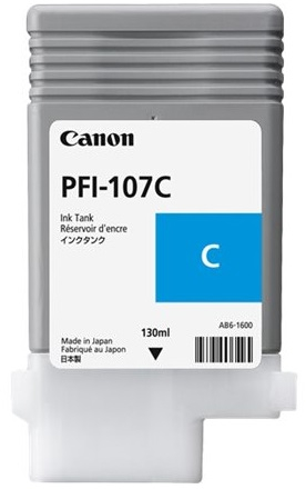 Canon PFI107 Cian Tinta Original PFI107C 6706B001