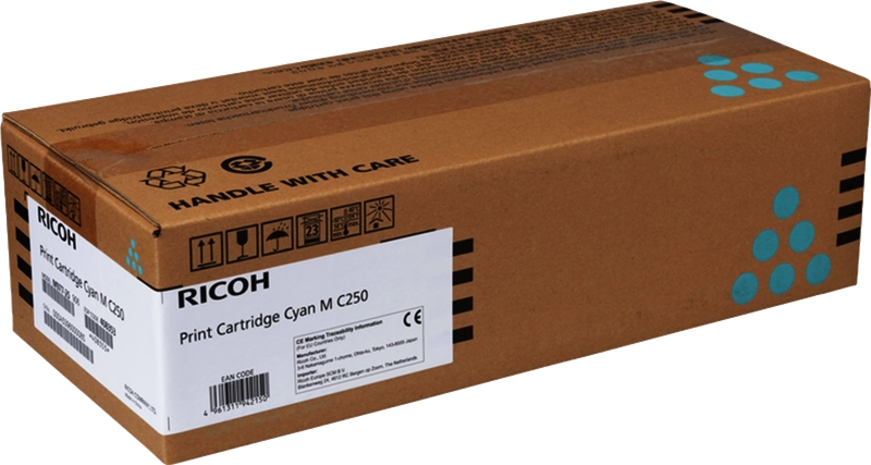 Ricoh MC250 PC300 PC301 PC302 Cian Toner Original 408353 M C250C