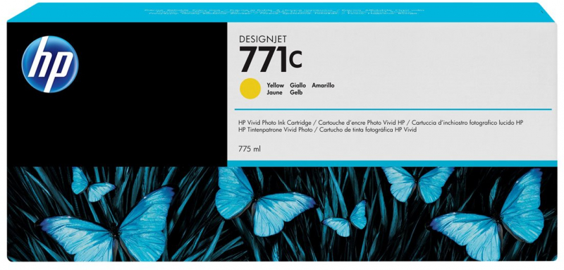HP 771C Amarillo Tinta Original B6Y10A