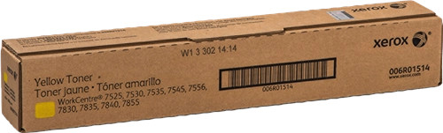 Xerox WorkCentre 7525 7535 7545 7830 Amarillo Toner Original 006R01514