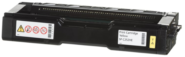 Ricoh Aficio SPC252 SPC262 Amarillo Toner Original 407719 SPC252HEY