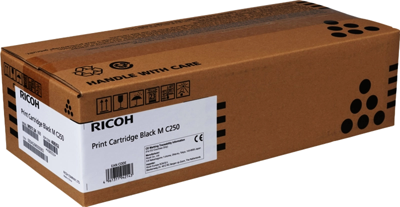 Ricoh MC250 PC300 PC301 PC302 Negro Toner Original 408352 M C250BK