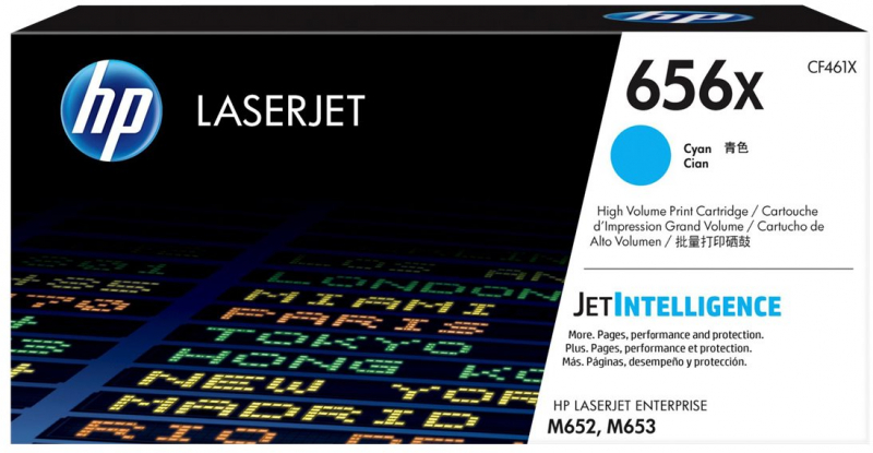 HP CF461X Cian Toner Original 656X