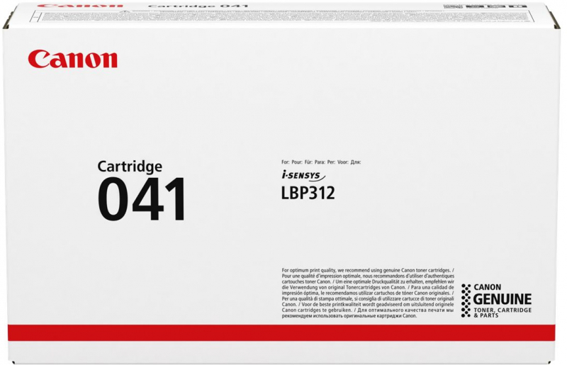 Canon 041 Negro Toner Original 0452C002