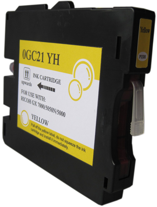 Ricoh GC21Y Amarillo Tinta Pigmentada Compatible 405535 405539
