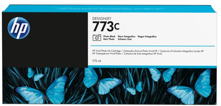 HP 773C Negro Photo Tinta Original C1Q43A