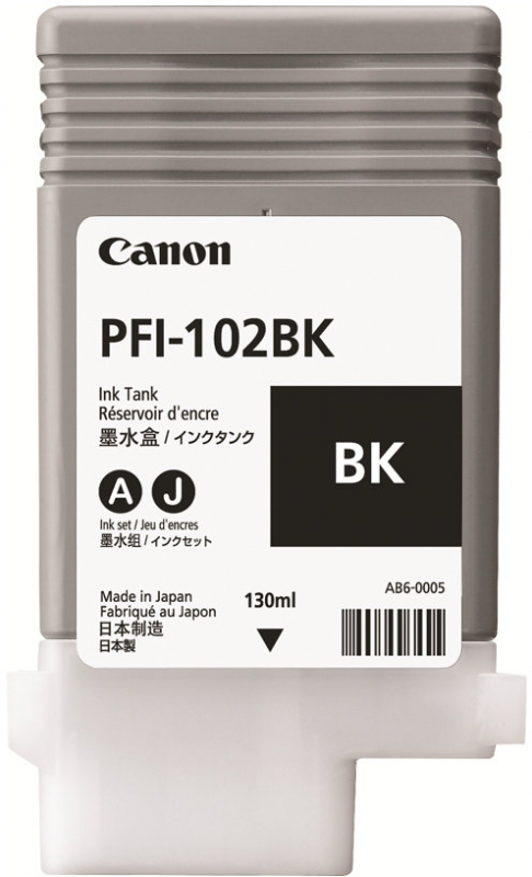 Canon PFI102 Negro Tinta Original 0895B001