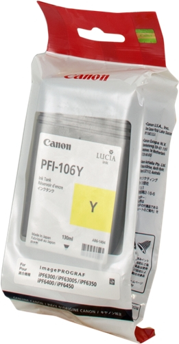 Canon PFI106 Amarillo Tinta Original PFI106Y 6624B001