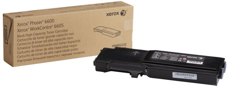 Xerox Phaser 6600 WorkCentre 6605 Negro Toner Original 106R02232