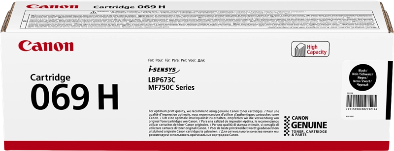Canon 069H Negro Toner Original 5098C002