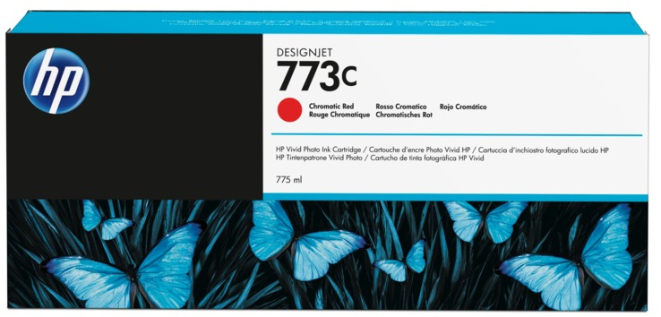 HP 773C Rojo Cromatico Tinta Original C1Q38A