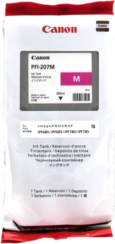 Canon PFI207 Magenta Tinta Original PFI207M 8791B001