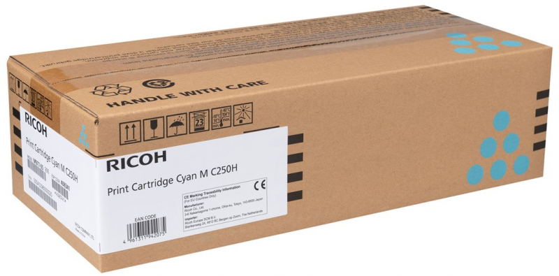 Ricoh MC250FW P301W Cian Toner Original 408341 M C250HC