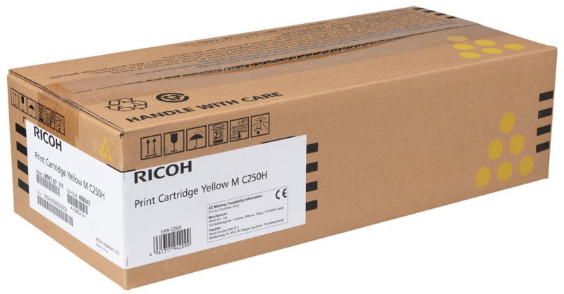 Ricoh MC250FW P301W Amarillo Toner Original 408343 M C250HY