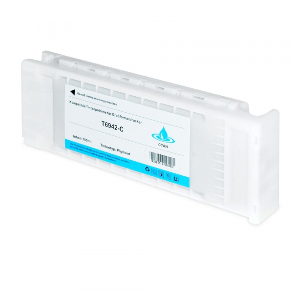 Compatible con Epson T6942 T6922 T6932 Cian XXL para Epson Surecolor SC-T3000 / SC-T5000 / SC-T7000