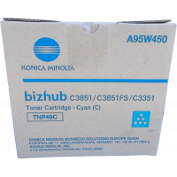 Konica Minolta TNP49 Cian Toner Original TNP49C A95W450