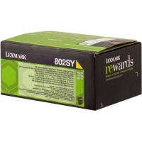 Lexmark CX310 CX410 CX510 Amarillo Toner Original 80C2SY0 80C2SYE 802SY