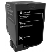 Lexmark CS720 CS725 CX725 Negro Toner Original 74C20K0