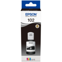Epson 102 Negro Botella de Tinta Pigmentada Original C13T03R140