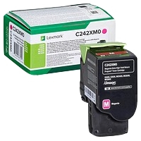 Lexmark C2425 C2535 MC2425 MC2535 MC2640 Magenta Toner Original C242XM0