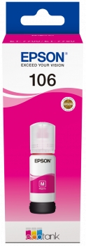 Epson 106 Magenta Botella de Tinta Original C13T00R340
