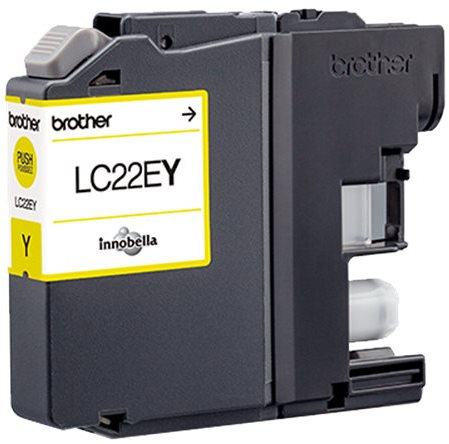 Brother LC22E Amarillo Tinta Original LC22EY