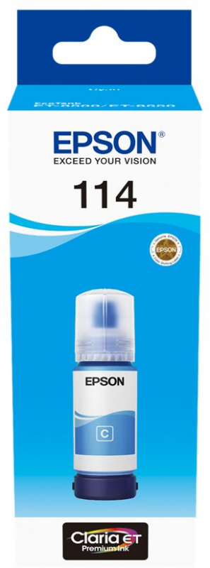Epson 114 Cian Botella de Tinta Pigmentada Original C13T07B240