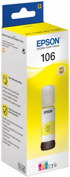Imagen extra Epson 106 Amarillo Botella de Tinta Original C13T00R440