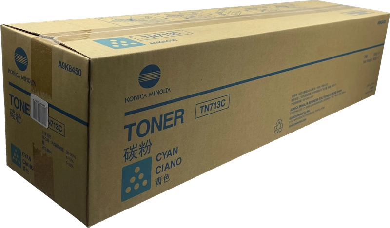 Konica Minolta TN713 Cian Toner Original TN713C A9K8450