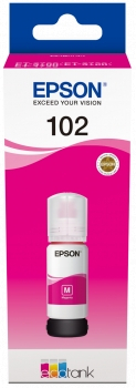 Epson 102 Magenta Botella de Tinta Original C13T03R340