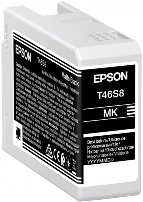 Epson T46S8 Negro Mate Tinta Original C13T46S800