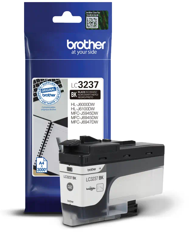 Brother LC3237 Negro Tinta Original LC3237BK