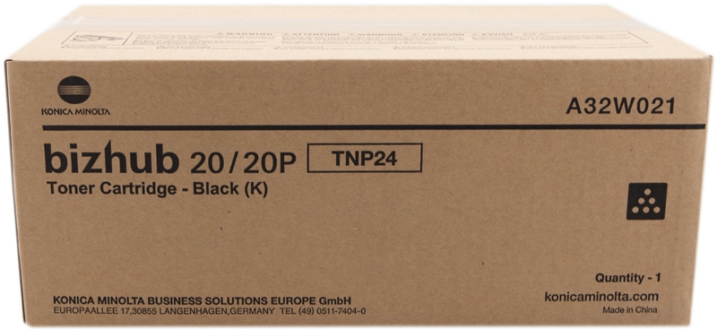 Konica Minolta TNP24 Negro Toner Original A32W021
