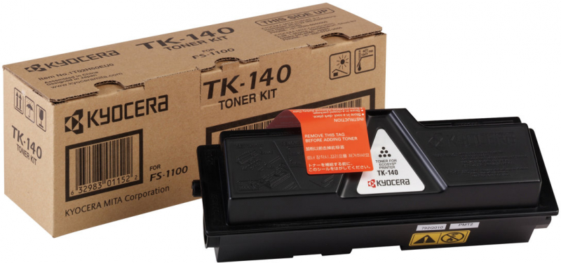 Kyocera TK140 Negro Toner Original 1T02H50EU0 1T02H50EUC
