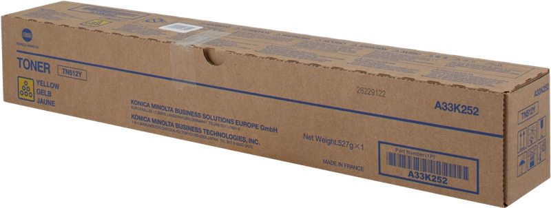 Konica Minolta TN512 Amarillo Toner Original TN512Y A33K252