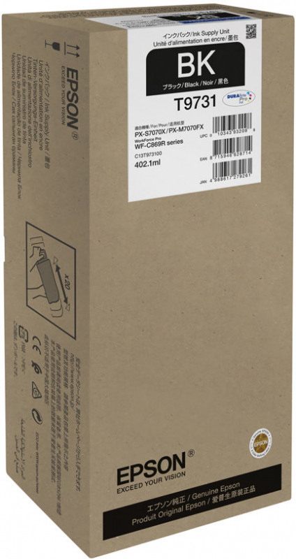 Epson T9731 Negro Tinta Original C13T973100