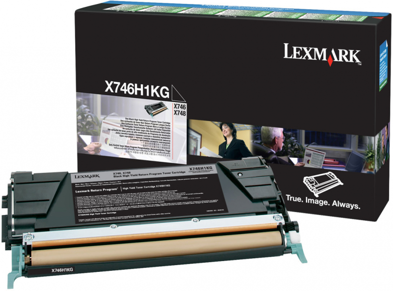 Lexmark X746 X748 Negro Toner Original X746H1KG