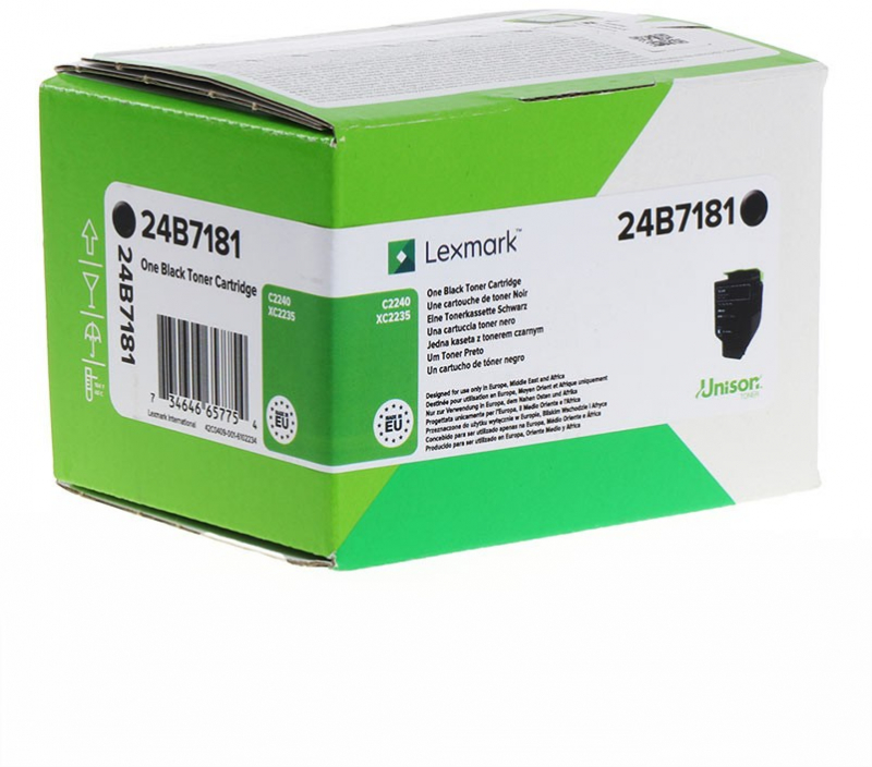 Lexmark C2240 XC2235 Negro Toner Original 24B7181