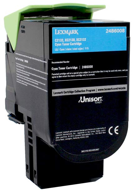 Lexmark C2132 XC2130 XC2132 Cian Toner Original 24B6008