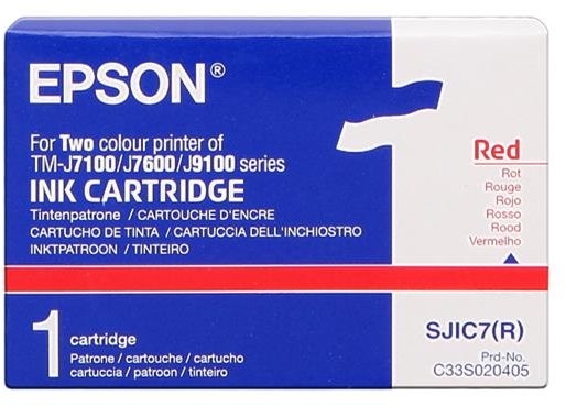 Epson SJIC7 Rojo Tinta Original C33S020405
