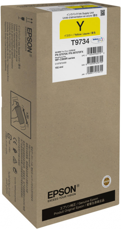 Epson T9734 Amarillo Tinta Original C13T973400