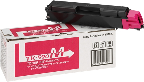 Kyocera TK590 Magenta Toner Original 1T02KVBNL0 TK590M